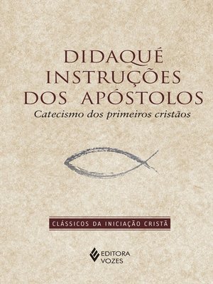 cover image of Didaqué instruções dos apóstolos